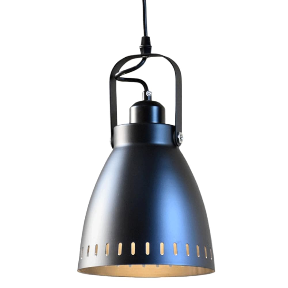 Lampe à suspension en métal style industriel pour éclairage de bar moderne et balcon cosy