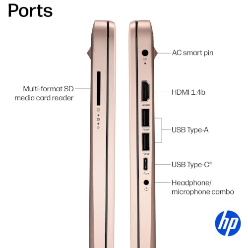 HP 14" 2026 Laptop, Intel Processor, Copilot AI, Office 365, 128GB Storage | 1TB Cloud Storage, Wi-Fi 6, HDMI, Long Battery Life, Pale Rose Gold, Windows 11 Home for Students & Everyday Computing - image 6