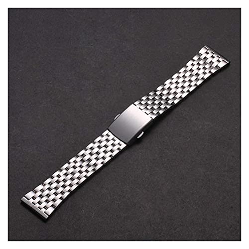 Bracelet de montre de rechange en acier robuste 18mm 20mm 22mm à maillons