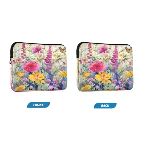 Funda para portátil Rustic Flowers 13-14 pulgadas impermeable miniatura 2