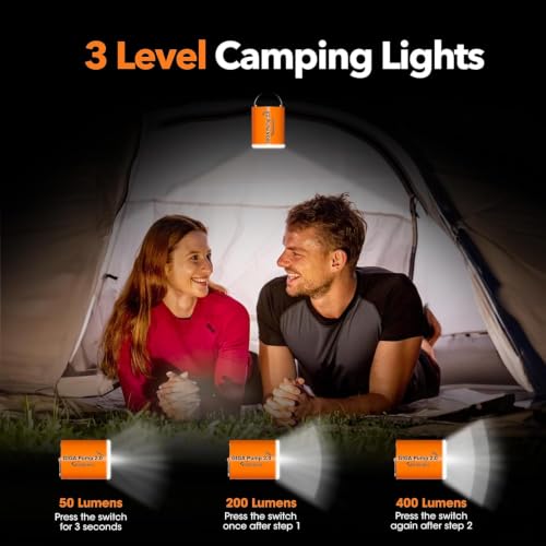 Image of DRUDRAYA USB Rechargeable Electric Mini Air Pump with LED Camping Lantern