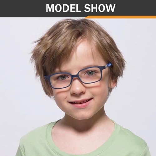 Image of Kids Blue Light Blocking Glasses Boys Girls 360 Hinges Spin Silicone Frame CR39 Lens Computer Gaming Eyewear