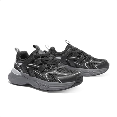 DREAM PAIRS Boys Girls Kids Sneakers Tennis Running Shoes Lace-up Unisex LilLegends Lightweight Breathable Walking Shoes4