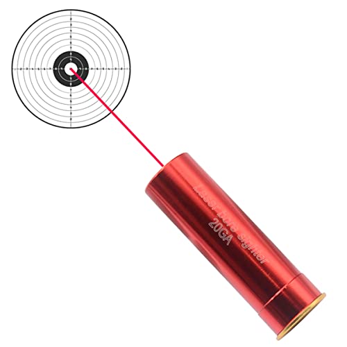 MOSANDON Red Dot Laser Bore Sight, Bore Sight Lase for 20GA/20Gauge Caliber,Laser Boresighter with 2 Sets of Batteries for Hunting - Thumbnail 5