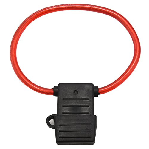IMCCZONY Porte-Fusible à Lame MAXI de Calibre 8 AWG 12-24V Volt ÉTanche + Fusible 40A