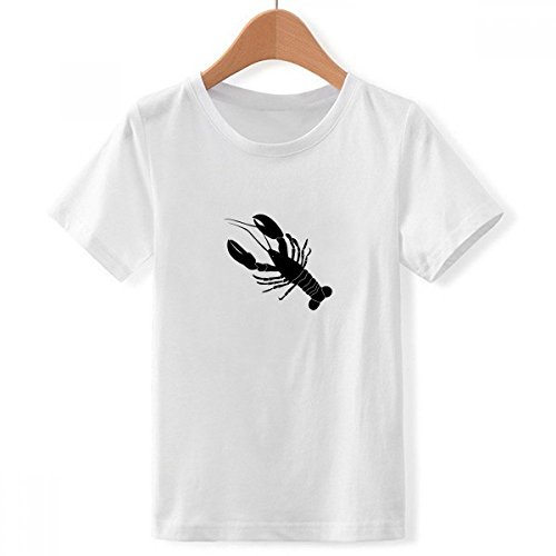 T-shirt crevette en coton pour garçon passionné de mer