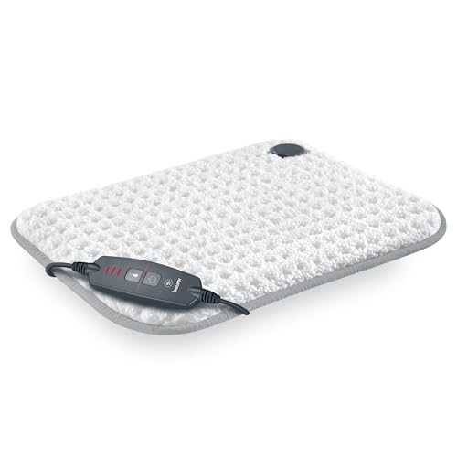 Beurer HK 43 coussin chauffant électrique, coussin thermique extra moelleux avec arrêt automatique et 3 niveaux de température, avec chauffage rapide,...