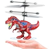 KPPIT Dinosaur Toys, Upgraded Flying Toy Ball Infrared Induction RC Flying Ball Toy for Kids Boys LED Helicopter Flying Drone Indoor Outdoor Games Christmas Birthday Gifts for 8 9 10 11+ Year Old