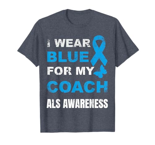 USO AZUL PARA MI CONCIENCIA DE COACH ALS Camiseta