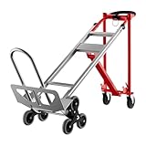 Grande Capacité de Charge : Fabriqué en acier renforcé ou en alliage d'aluminium, il supporte une charge maximale de 363 kg, permettant de transporter de manière fiable des appareils électroménagers encombrants, des cartons et des fournitures industrielles.