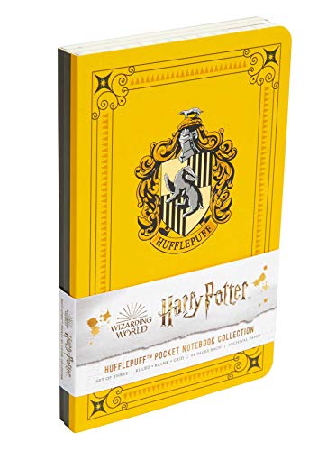 Harry Potter: Hufflepuff Pocket Notebook Collection (Set of 3)