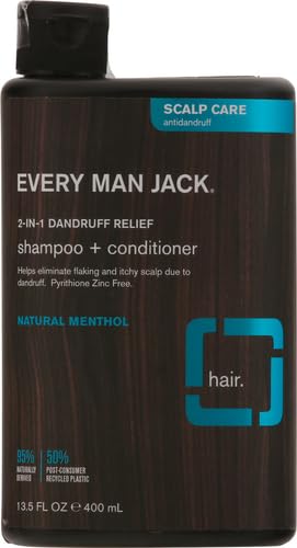 Miniatura 2 de EVERY MAN JACK Champú + acondicionador para alivio del cuero cabelludo, 13.5 FZ