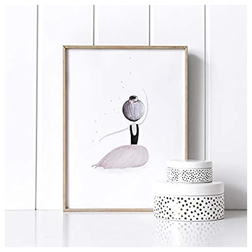 Kenay Home - Lámina Decorativa para Enmarcar Sweet Ballet 21x30cm