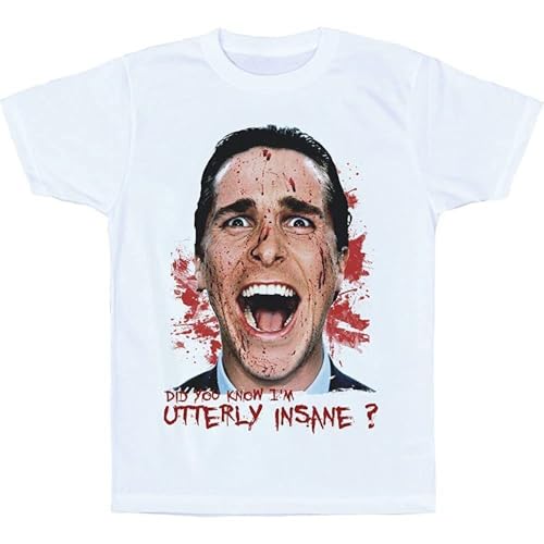 UKHrf35h American Psycho T Shirt Design White L
