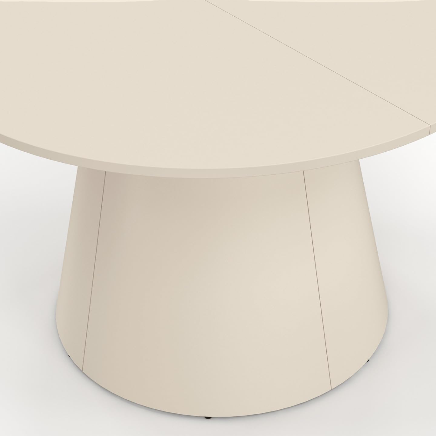 IDMarket - Table de Jardin Ronde Amelia 120 cm 6 Personnes