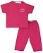 Scoots Baby Girls’ "Little Sister" Scrubs, Hot Pink, 0-6 months