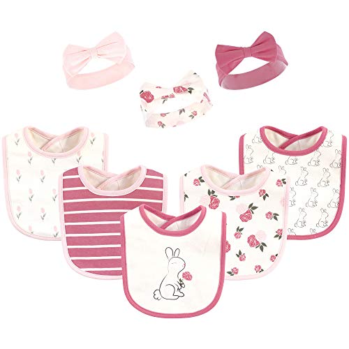Image of Hudson Baby Unisex Baby Bandana Bibs and Headbands