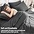 CozyLux Queen Bed in a Bag 7-Pieces Comforter Sets with Comforter and Sheets Dark Grey All Season Bedding Sets with Comforter, Pillow Shams, Flat Sheet, Fitted Sheet and Pillowcases