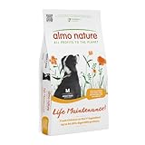 almo nature Holistic Maintenance Medium con Pollo Fresco - crocchette Premium per Cani Adulti con Carne Fresca - specifico per Cani di Taglia Medium - No OGM - Sacco 12kg