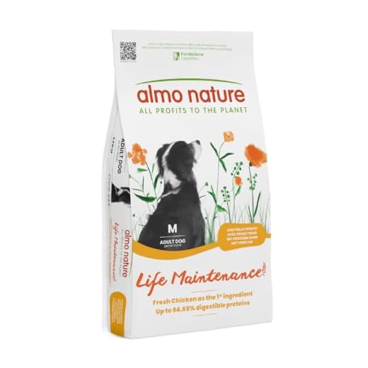 Almo Nature Trockenfutter für Hunde M mit Huhn