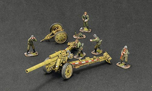 Italeri 7082 - Feldhowitzer Gun & Figuren - Plastik-Kit 1:72 Maßstab – Bild 4