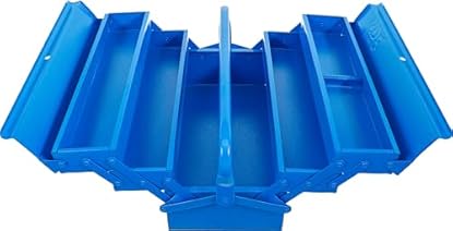 Foto di BGS 33000 | Cassetta porta attrezzi in metallo | vuoto | 420 x 200 x 200 mm | 5 vani