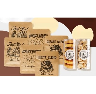 (ギフトに使える)自家焙煎珈琲の「マイルド」ドリップバッグと焼き菓子2種のギフト
