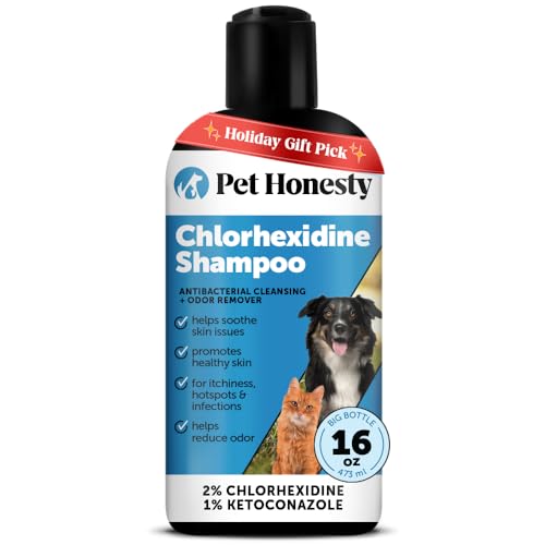 Pet Honesty Chlorhexidine Cat & Dog Seasonal Itch Relief Shampoo, for...