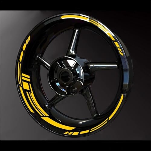 Stickers jante moto Yamaha FJR1300 MT-10 autocollants réfléchissants roues finition premium
