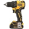 DEWALT ATOMIC 20V MAX* Cordless Drill/Driver Kit, Compact, 1/2-Inch (DCD708C2)