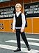 Boys School Uniform Sweater Vest Kids V Neck Sleeveless Colorblock Knit Sweaters Tops 5-14 Years Black