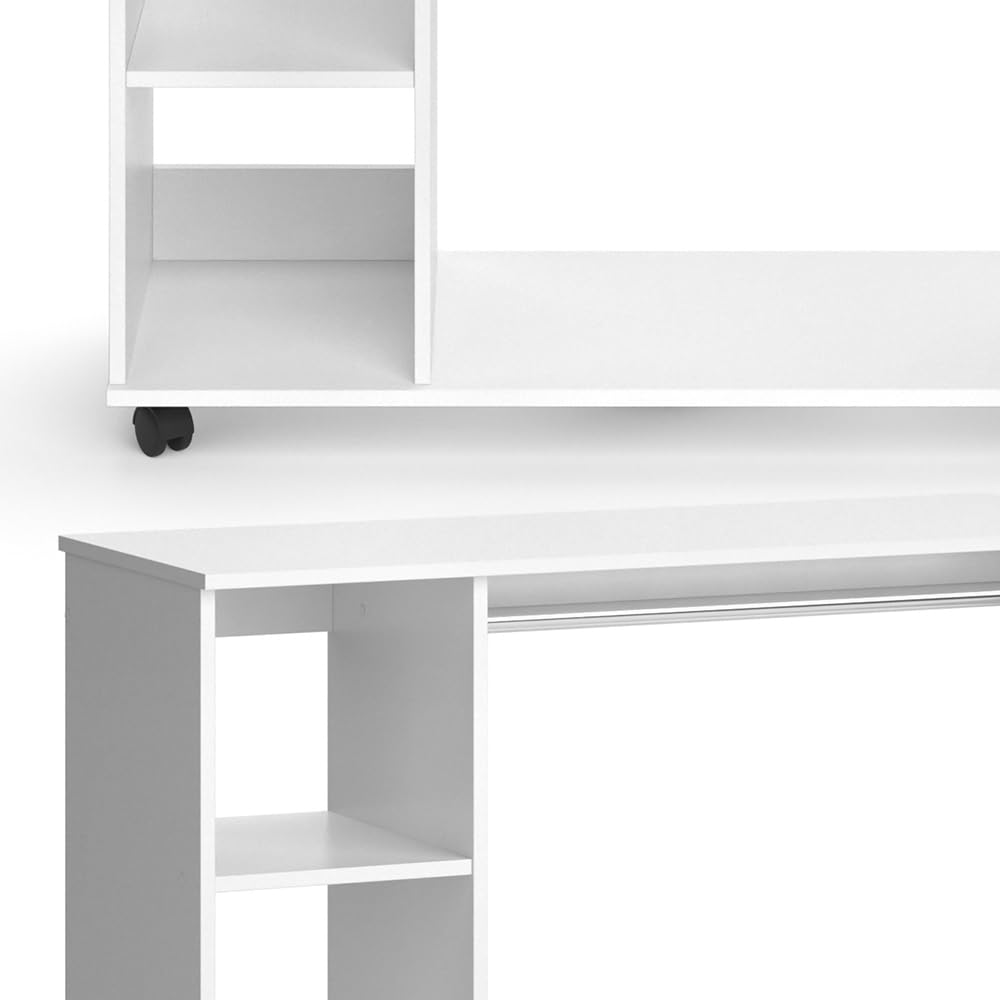 Vicco Garderobe Cosmo, Weiß, 110 x 129.4 cm
