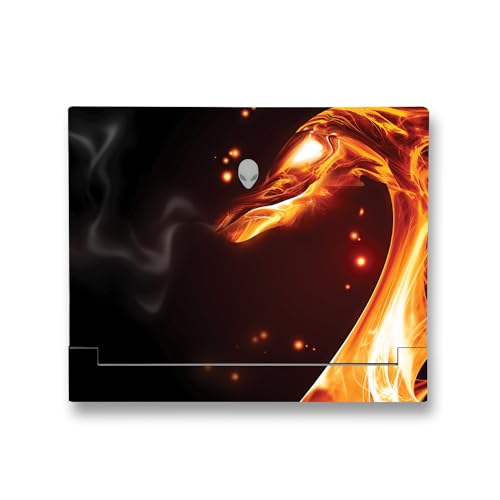 Image of MightySkins Skin Compatible with Alienware X14 R2 (2023) Full Wrap Kit - Flaming Dragon | Protective, Durable, and Unique Vinyl Decal wrap Cover | Easy to Apply & Change Styles | Made in The USA