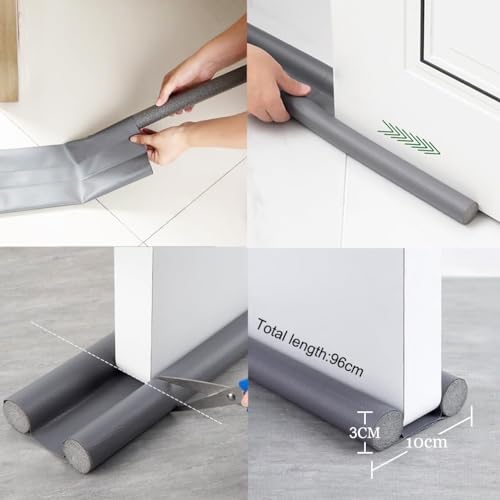 Draught Excluder for Doors With Double Sided Seal Noise Blocker, Door Seal with Ideal Fit - Image 3