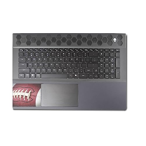 Image of MightySkins Skin Compatible with Alienware M18 R1 (2023) Full Wrap Kit - Football Laces | Protective, Durable, and Unique Vinyl Decal wrap Cover | Easy to Apply & Change Styles | Made in The USA