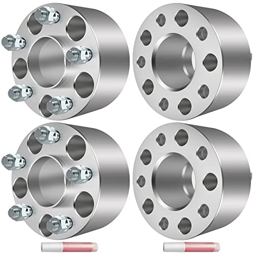ECCPP 4X 5 Lug Wheel Spacers Hubcentric 5x4.75 to 5x4.75 3" Wheel Spacers Adapter 5 Lug Fits for Camaro for Blazer for XLR with 12x1.5 Studs