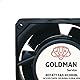 GOLDMAN SERVICE | Ventilator Axial für Kaminkassette, einführbar, hohe Temperatur, aus Metall, universell, 80 x 80 x 38 mm