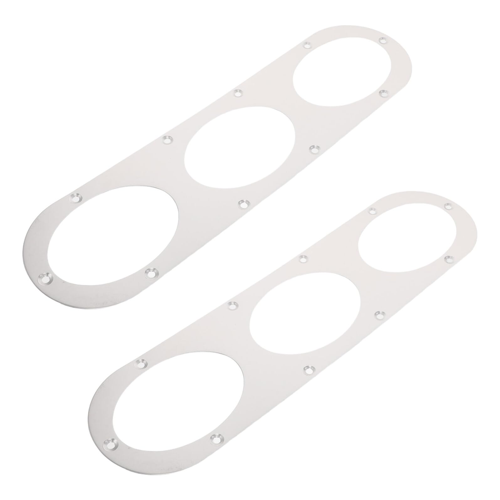 Diffuseur Arrière Pare-chocs Accessoire Modification Aérodynamique Aluminium Argenté - 8