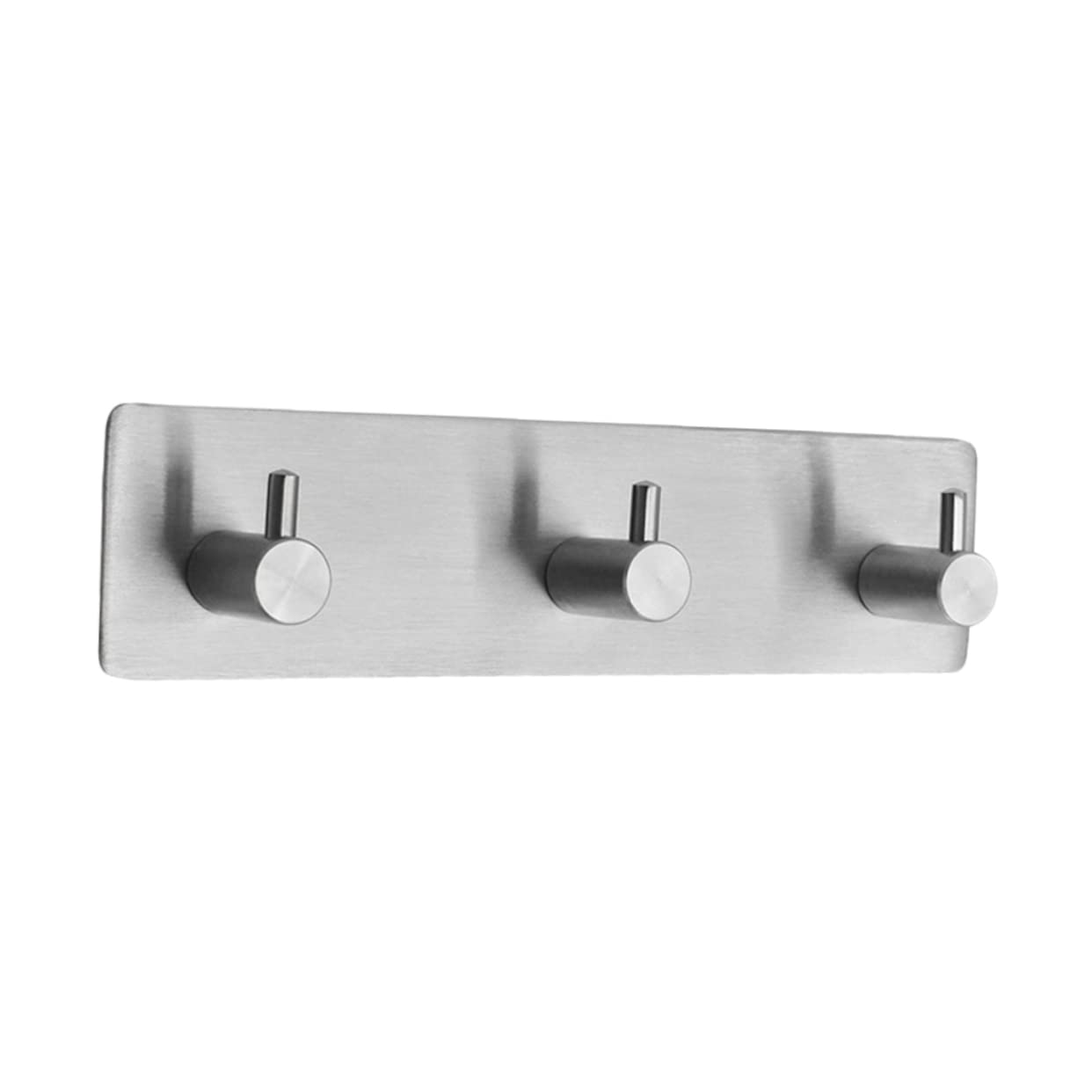 NUOBESTY 2 Pezzi Gancio Multifunzione Inossidabile Appendiabiti Muro da Porta Autoadesivo per Cucina Bagno e Camera da Letto Design per Organizzazione Ottimale