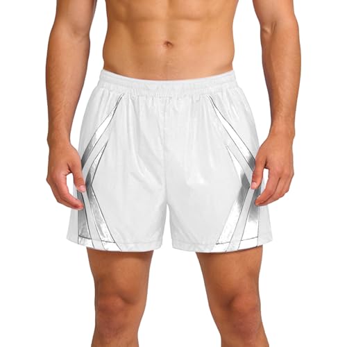 Bermudas de natación impermeables para hombre con secado rápido y cintura elástica cómoda