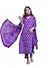 Veqreqmeq Ladi Cotton Printed Women Kurti with Palazzo & Dupatta-KUR-124-XXL Purple