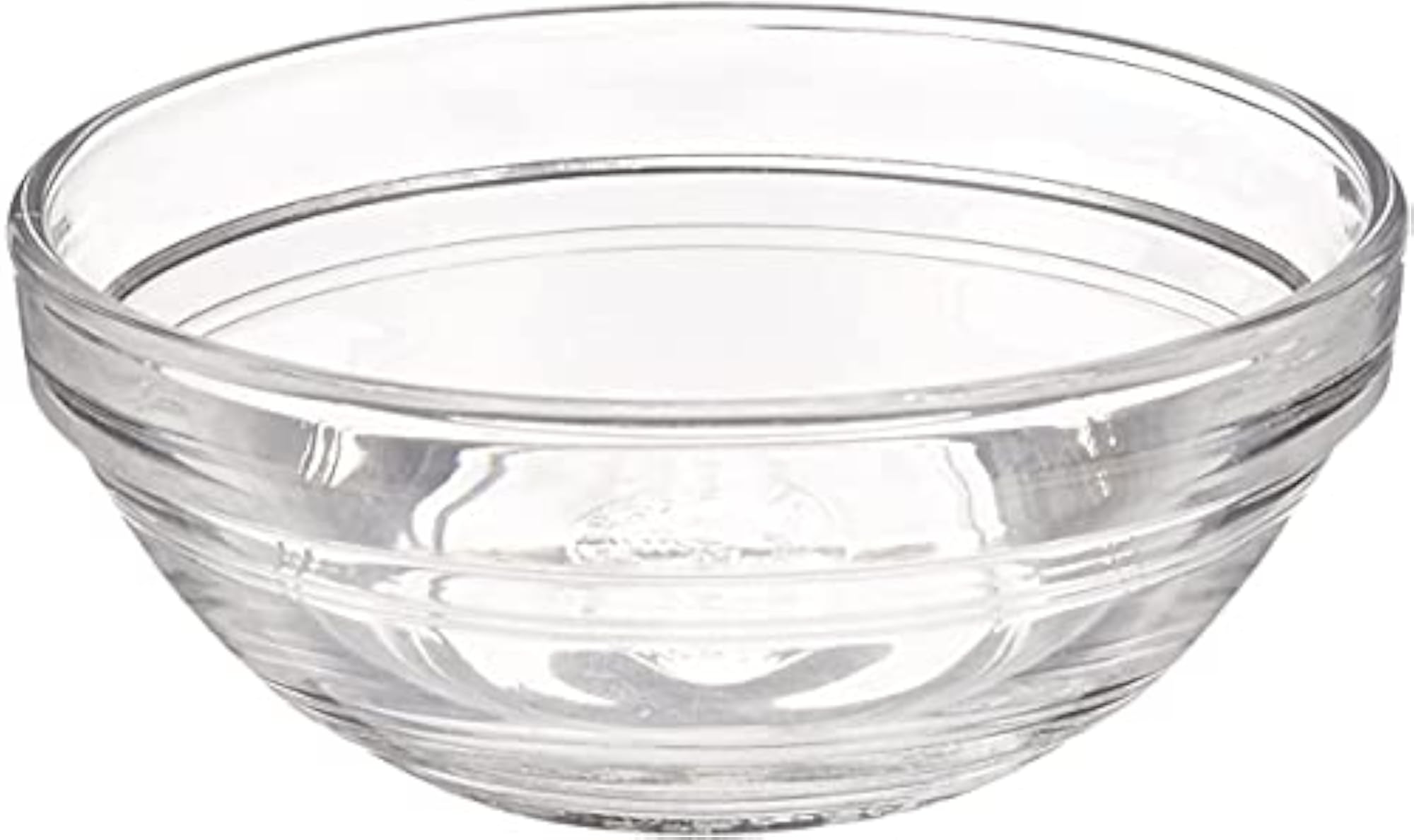 Stackable Clear Glass Bowl Set of 3 Pieces