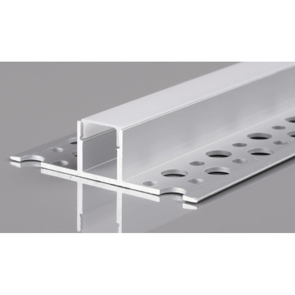 ENERGMiX Alu LED Profil 2 Meter - Unterputz Schiene Für Rigips Trockenbau & LED Streifen