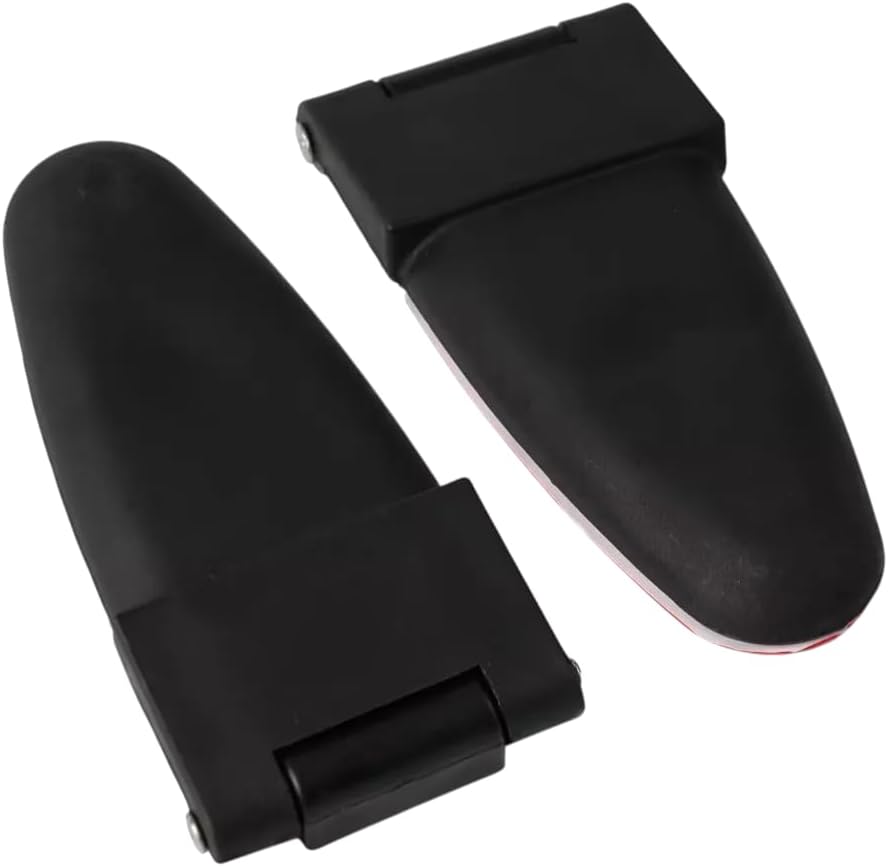 2 All Glass Rear Door Hinges with Hardware 103528-100XL/100LE Fits for LEER Truck Cap