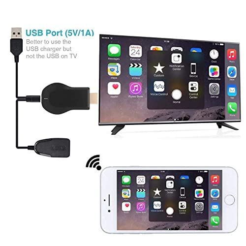 Image of TMY HDMI 4K Mirarcast Wi-Fi Wireless Display Dongle /Compatible for TV /Projector Receiver, Windows Support Miracast Airplay (TMYPP06)