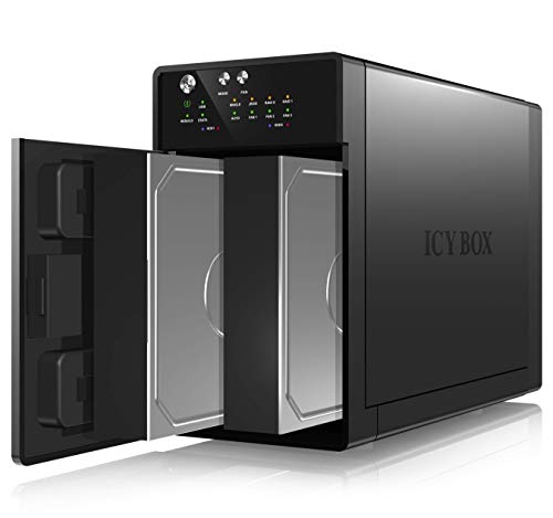Discos duros SATA caja externa de 2 bahías USB 3.0 eSATA con soporte RAID y JBOD 2