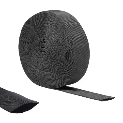 33 FT Nylon Hydraulic Hose Protector 1.5in Sleeve Black Protective Cover Sheath Wrap Cable Sleeve Torch Cutting Wire Cover Management Wrap for Cord Tig