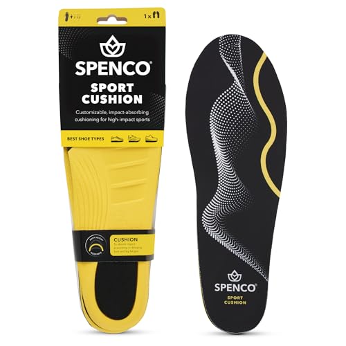 Spenco Sport Cushion Insole, Trim to Fit, Men's 7-13 / Women's 5-11