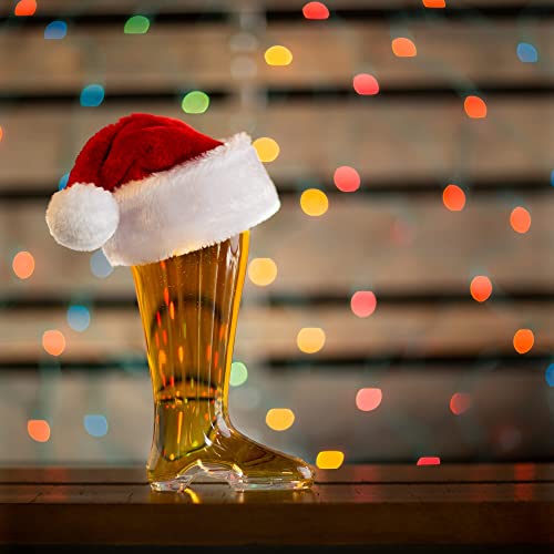 Domestic Corner - Das Boot - Quality Glass Beer Boot Mug For Oktoberfest Celebrations, St. Patrick's Day, Bachelor Or Bachelorette Parties, And Party Games, Holds Over 2 Beers - 1 Liter #TOP7