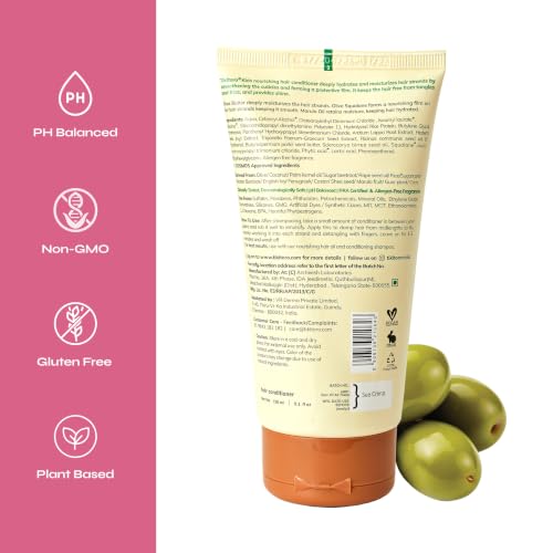 Image of Tikitoro Kids Nourishing Hair Conditioner with Shea Butter, Olive Squalane & Marula Oil | Gentle Detangling Conditioner | Smoothens & Hydrates | (Age: 4+) (150 ml x 1)